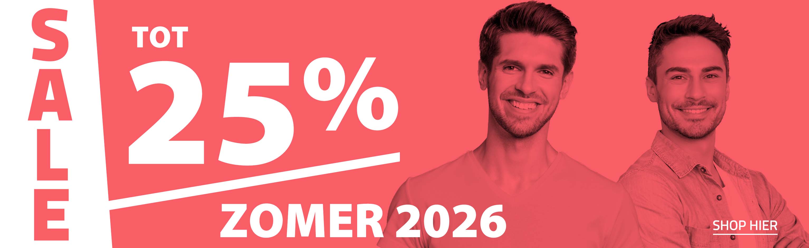 Image Zomer SALE Heren 2026 tot 25% 
