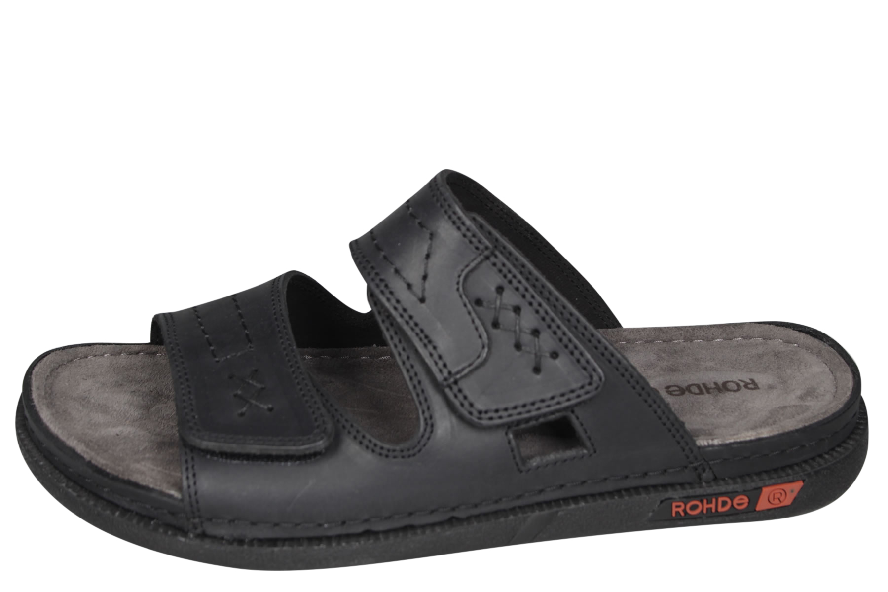 Rohde 1515-90 herenslipper zwart - Aalders Schoenmode