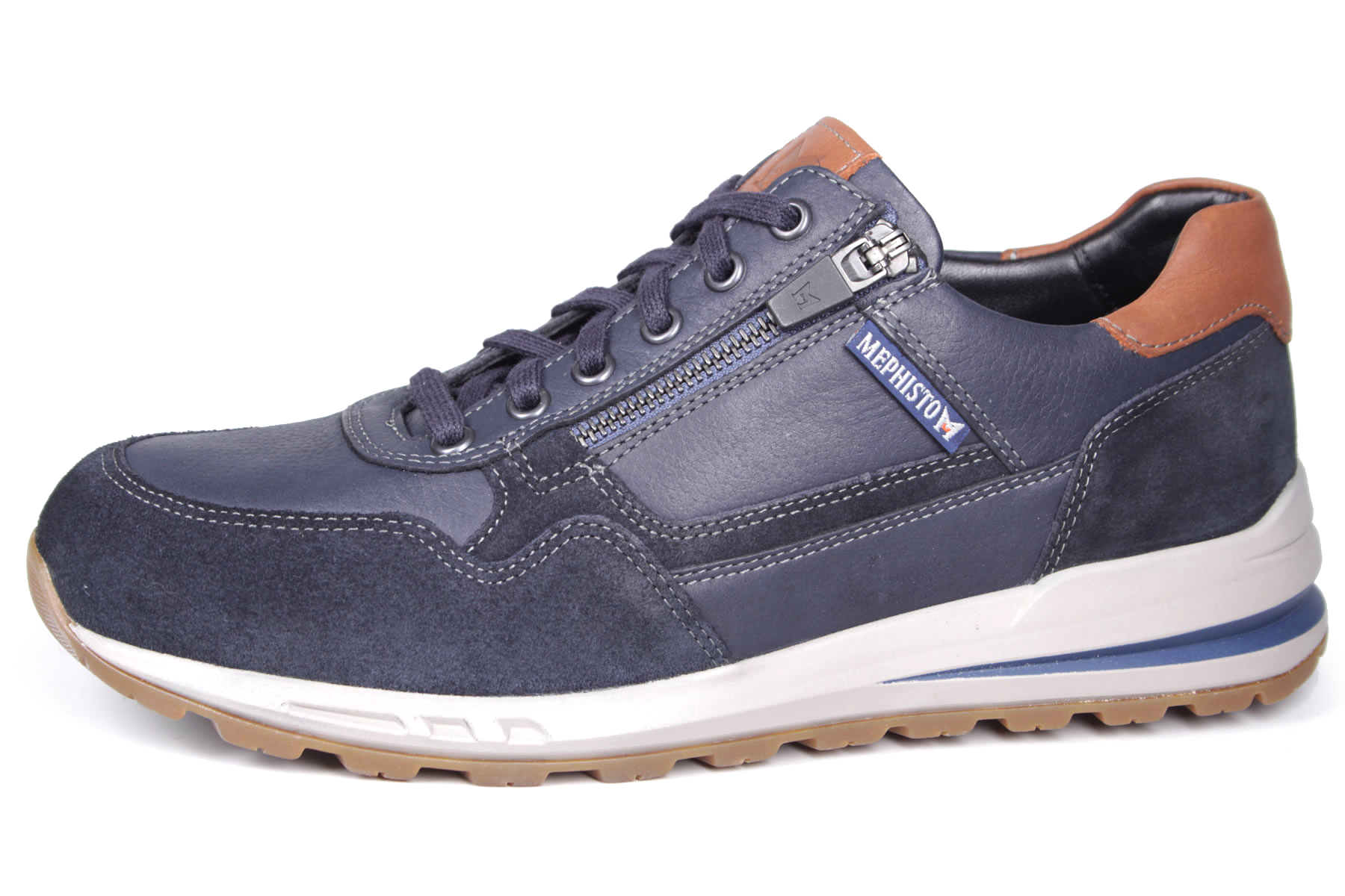 Strikt Terug kijken Nietje Mephisto Bradley Sneakers blauw