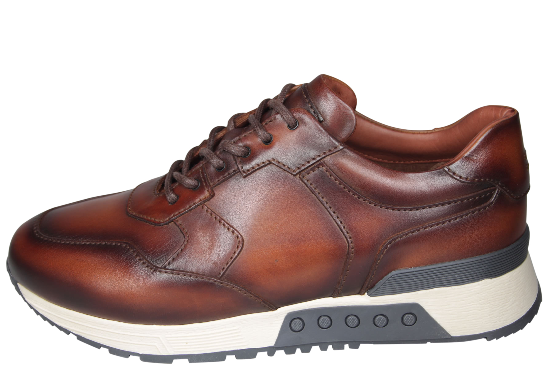 Greve 4289.88-002 Haarlem Cognac Sneaker | Wijdeman Heren