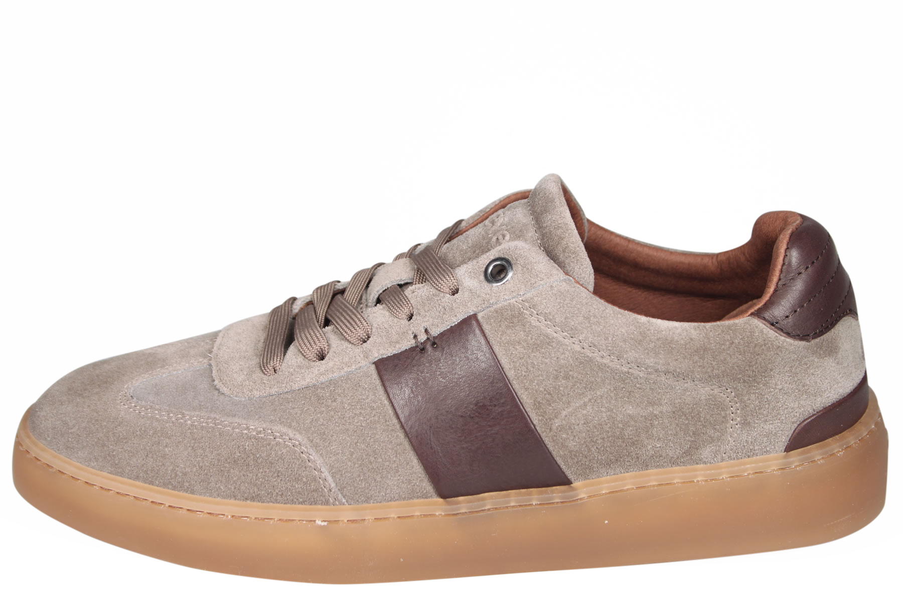 Greve 2223.01 Wave Taupe Sneaker | Wijdeman Heren Comfortschoenen