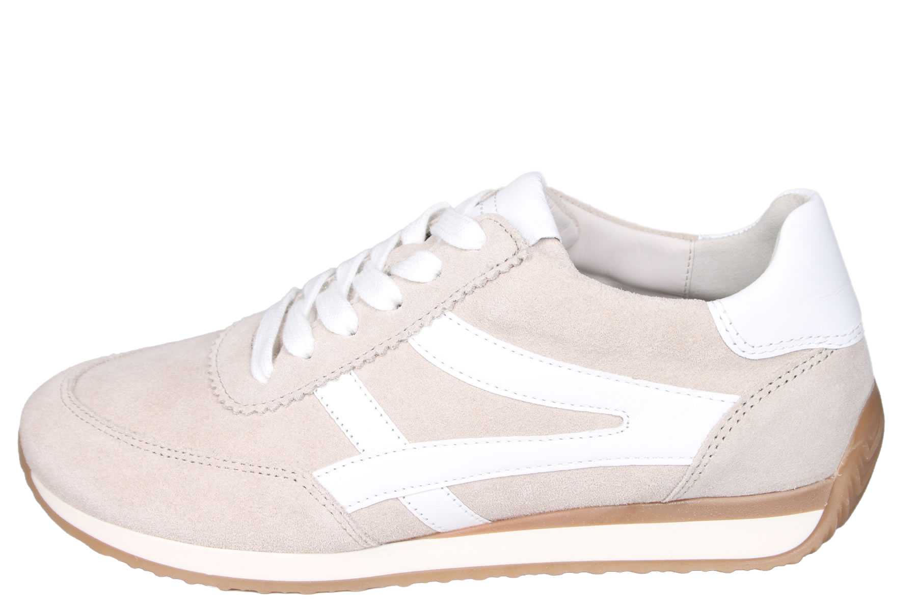 Gabor 86.556.33 Beige Sneaker | Wijdeman Dames Schoenen