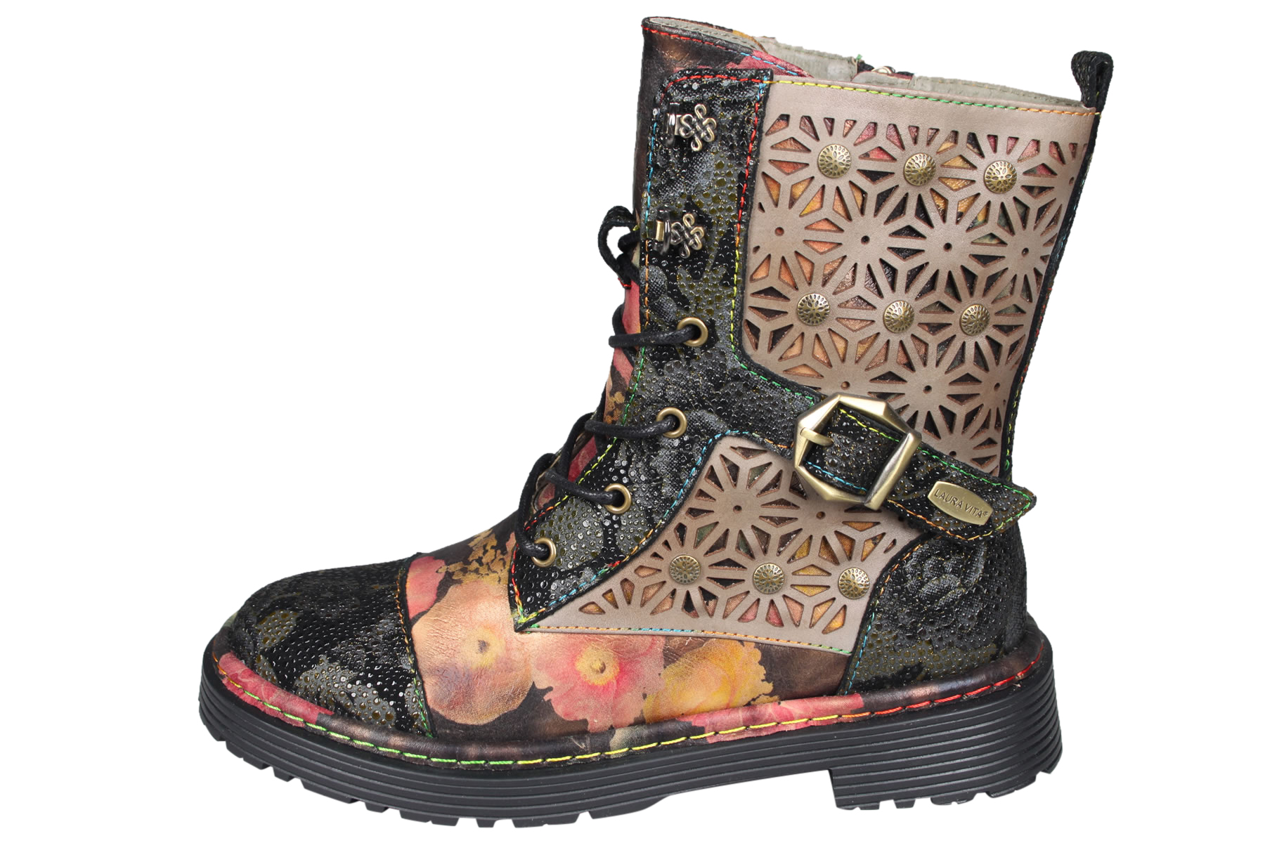 Schnürschuhe Laura Vita Incaso 04C SL1127-4C Rot
