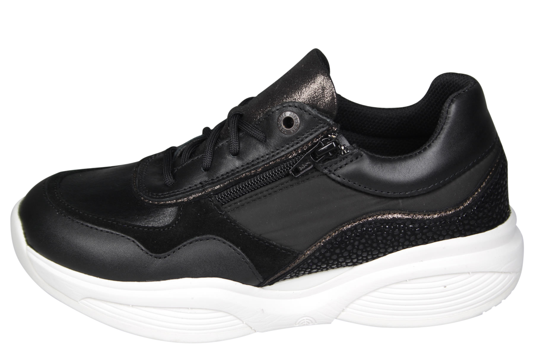 Xsensible SWX 30085 Swx11 Zwarte Sneaker | Wijdeman Dames