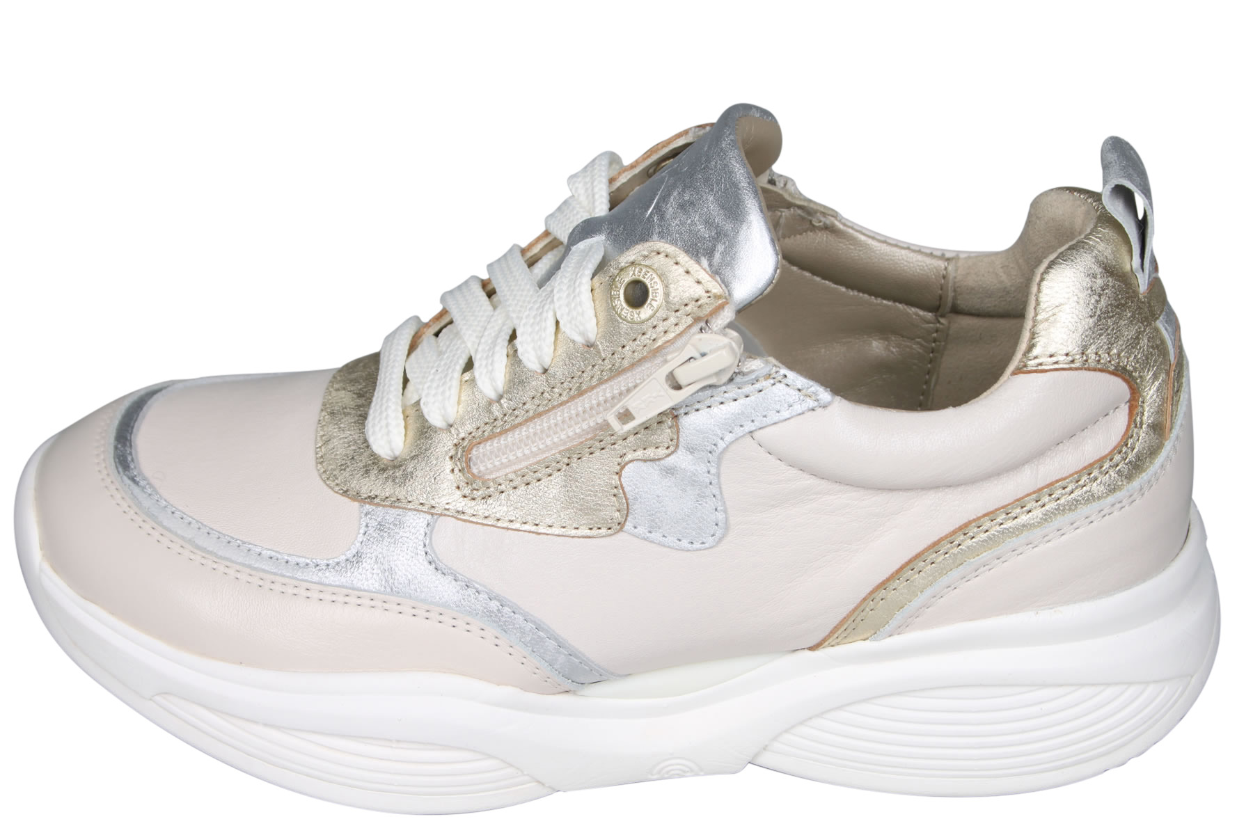 Xsensible SWX 32005 Swx21 Beige Sneaker | Wijdeman Dames