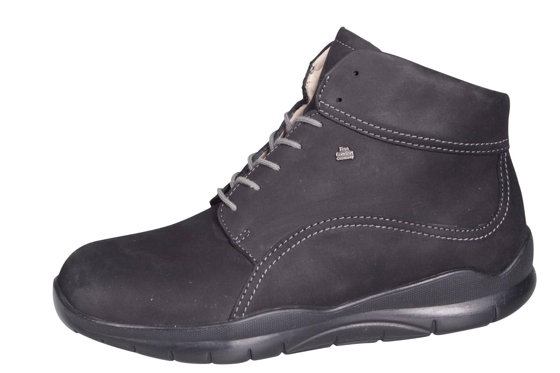 Finn Comfort 2986 Enschede Zwarte Veterboot | Wijdeman Dames Schoenen 