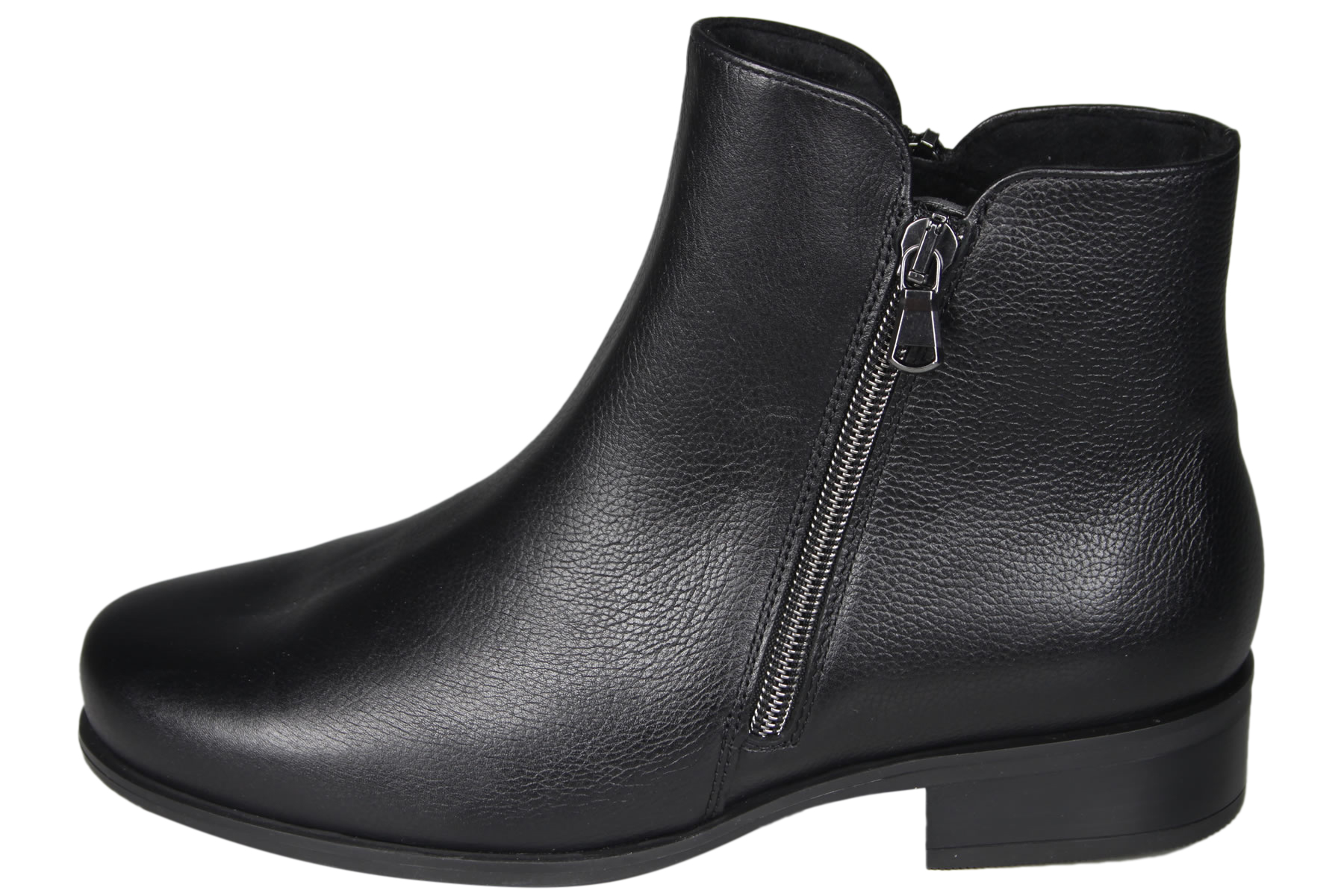 Semler A80183 Amy Zwarte Enkellaars | Wijdeman Dames Comfortschoenen