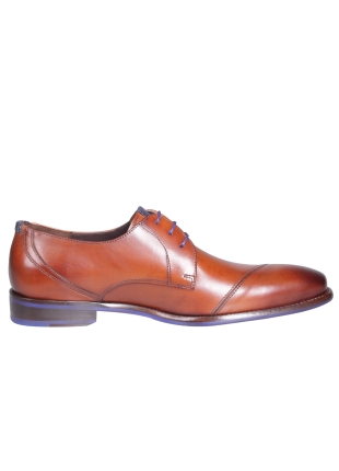 Floris van Bommel De Stijler Floris van Bommel De Stijler SFM-30173-24-01 Cognac Veterschoen