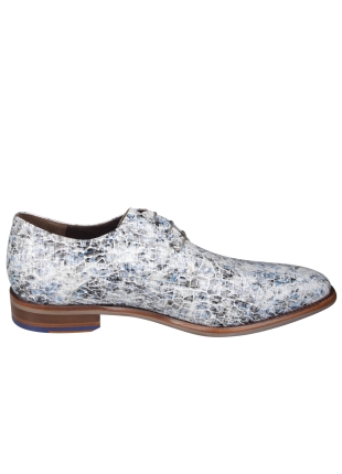 Floris van Bommel De Netter Floris van Bommel De Netter SFM-30201-40-04 Blauwe Veterschoen