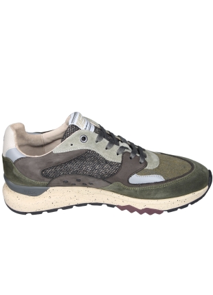 Floris van Bommel De Treener Floris van Bommel De Treener SFM-10154-51-03 Groene Sneaker