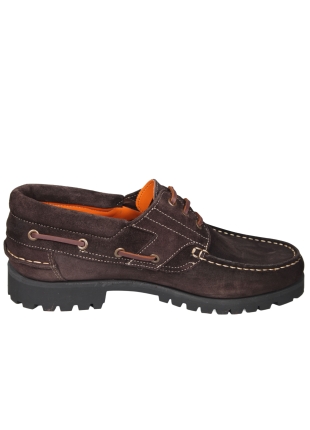 van Bommel Boat Shoe van Bommel Boat Shoe SBM-30002-21-02 Bruine Bootschoen