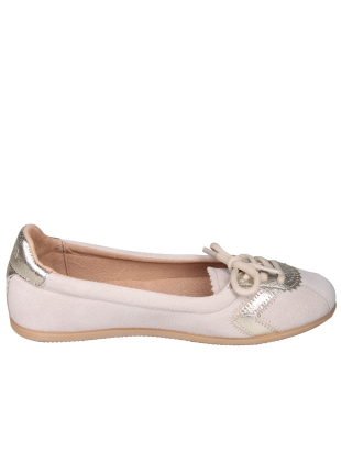 DWRS DWRS TEMPLE crackled 811926-04 Beige Ballerina