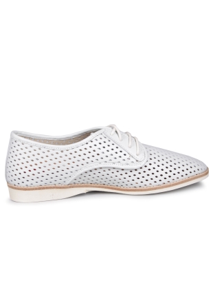 Rollie Rollie Derby Punch Witte Veterschoen