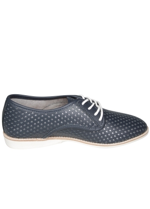 Rollie Rollie Derby Punch Blauwe Veterschoen