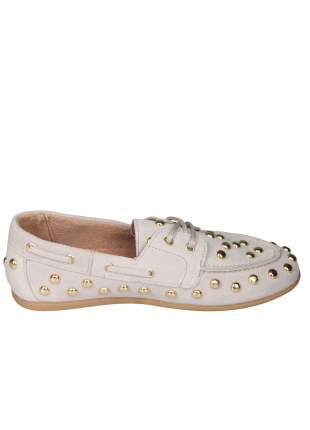 DWRS DWRS LATTY big studs B11977-05 Beige Bootschoen