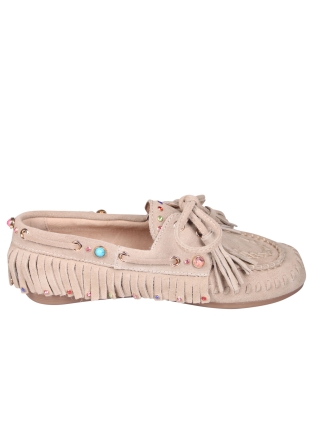 Miss Behave Miss Behave Zayly 2657-11 Beige Bootschoen
