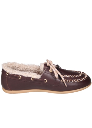 DWRS DWRS LATTY embr. teddy B12512-02 Bruine Bootschoen