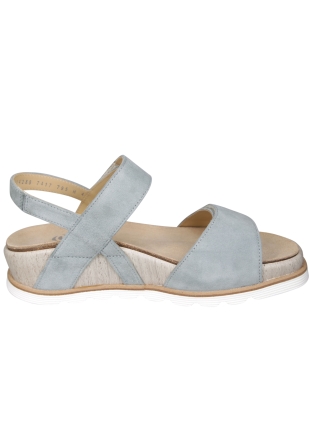 Durea Durea 7417.0384 Wijdte G Blauwe Sandaal