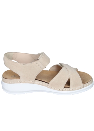 Durea Durea 7432.2067 Wijdte E Taupe Sandaal