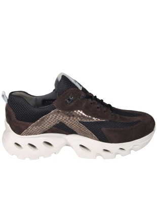 Durea FlowMotion Durea FlowMotion 6309.2381 Wijdte E Bruine Sneaker