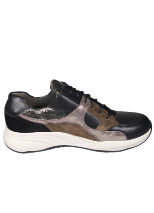 Durea Durea 6318.2266 Wijdte H Zwarte Sneaker