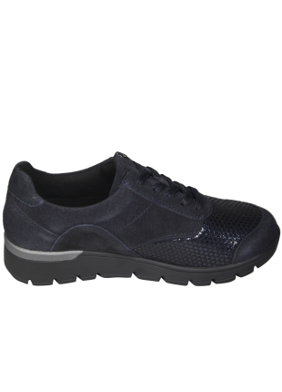 Waldlaufer Ortho Tritt Waldlaufer Ortho Tritt 626K02 K-Ramona Blauwe Sneaker