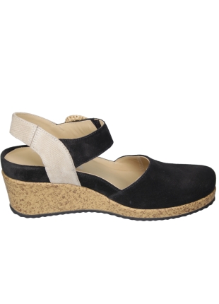 Durea Durea 5919.1007 Wijdte G Zwarte Espadrille
