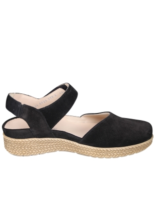 Durea Durea 5923.7448 Wijdte G Zwarte Espadrille