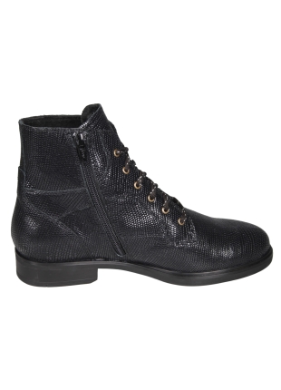 Durea Durea 9832.1839 Wijdte K Zwarte Veterboot