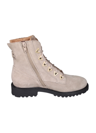 Durea Flex Durea Flex 9838.2280 Wijdte H Beige Veterboot