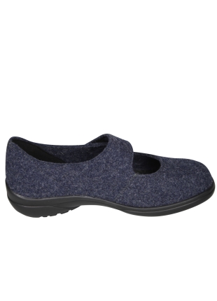 Solidus Solidus 41033 Maike Blauwe Pantoffel