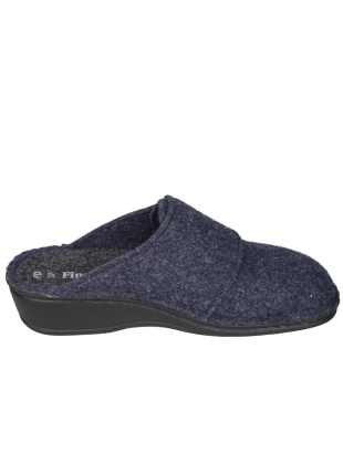 Finn Comfort Finn Comfort 6550 Andermatt Blauwe Pantoffel